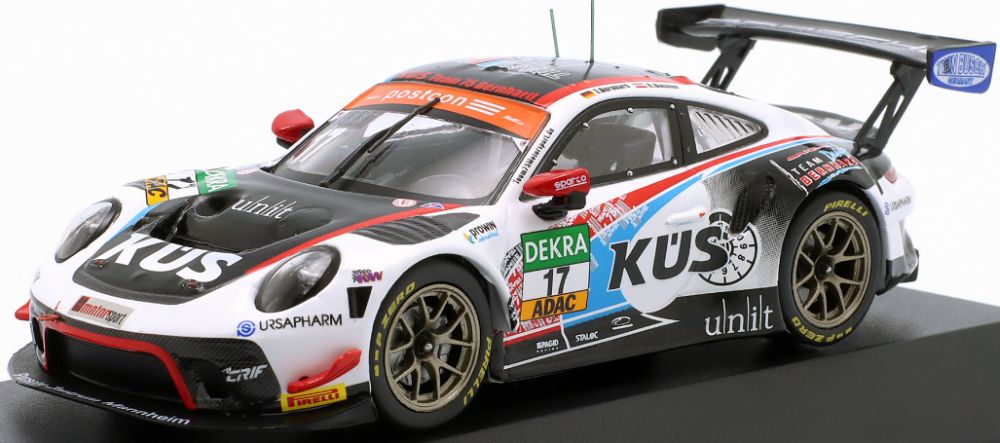 Available To Order – Porsche 911 GT3 R #17 KuS Team Bernhard ADAC GT-Masters 2019 Bachler/Bernhard 1:43 IXO Model (IXO LEGT43026)