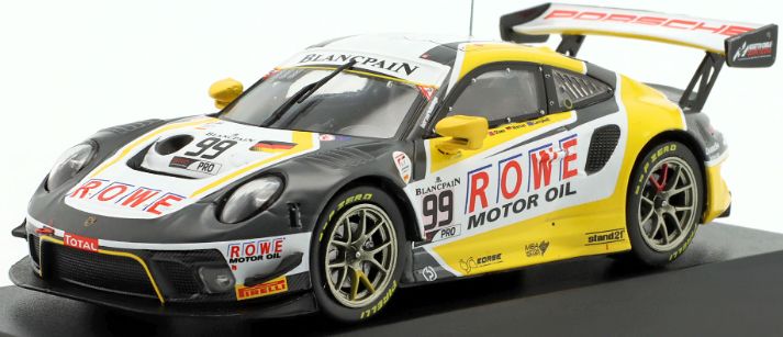 Available To Order – Porsche 911 GT3 R #99 7th 24h Spa 2019 Rowe Racing Campbell/Olsen/Werner 1:43 IXO Model (IXO LEGT43030)