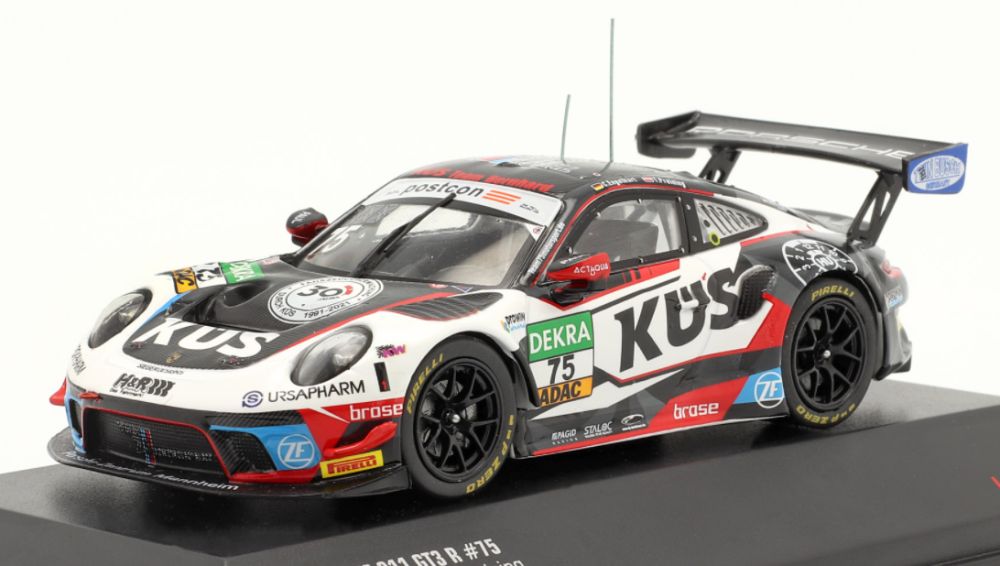 Available To Order – Porsche 911 GT3 R #75 ADAC GT Masters 2021 KUS Team75 Bernhard 1:43 IXO Model (IXO LEGT43035)