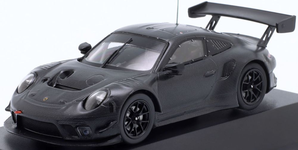 Available To Order – Porsche 911 GT3 R Plain Body Version 2019 Matt Black 1:43 IXO Model (IXO LEGT43047B)