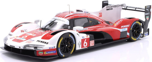 Porsche 963 #6 2nd 24h Le Mans 2025 Penske Estre/Vanthoor/Campbell 1:18 IXO Model