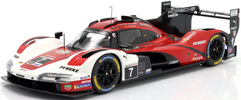 Available To Order – Porsche 963 #7 Winner 12h Sebring 2025 Penske Motorsport Nasr/Tandy/Vanthoor 1:18 IXO Model (IXO LEGT963SE014)
