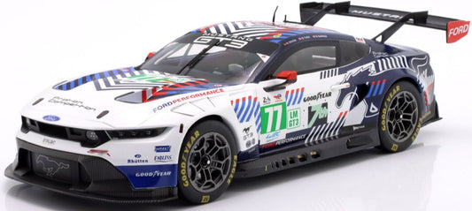 Ford Mustang GT3 #77 24h Le Mans 2025 Proton Competition Barker/Sousa/Tuck 1:18 IXO Model