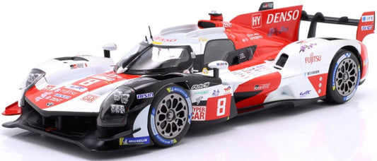 Toyota GR010 Hybrid #8 2nd 24h Le Mans 2023 Gazoo Racing Buemi/Hartley/Hirakawa 1:18 IXO Model