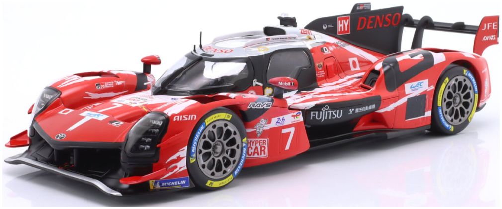 Available To Order – Toyota GR010 Hybrid #7 5th 24h Le Mans 2025 Gazoo 40 Years Retro Livery Conway 1:18 IXO Model (IXO LEGTTYGR25LM07)