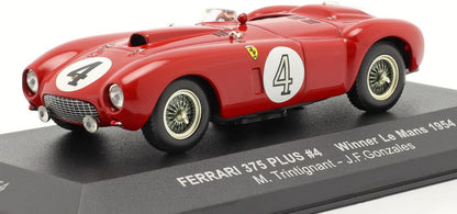 Available To Order – Ferrari 375 Plus #4 Winner 24h Le Mans 1954 Trintignant/Gonzales 1:43 IXO Model (IXO LM1954)