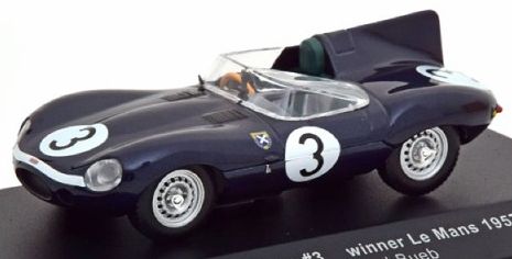 Available To Order – Jaguar D Type #3 Winner 24h Le Mans 1957 Flockhart/Bueb 1:43 IXO Model (IXO LM1957)