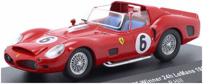 Available To Order – Ferrari 330 TRI #6 Winner 24h Le Mans 1962 Gendebien/Hill 1:43 IXO Model (IXO LM1962)