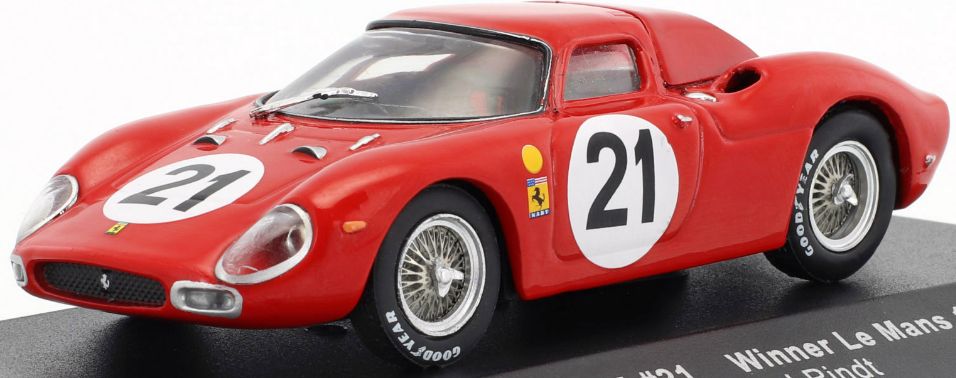 Available To Order – Ferrari 250 LM #21 Sieger 24h Le Mans 1965 Rindt/Gregory/Hugus 1:43 IXO Model (IXO LM1965)