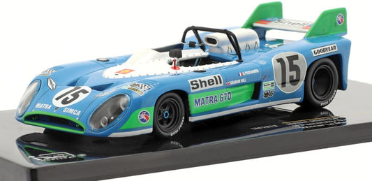Matra MS670 #15 Winner 24h Le Mans 1972 Pescarolo/Hill 1:43 IXO Model