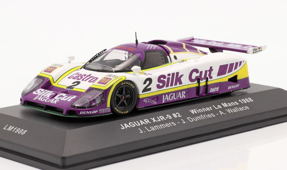 Available To Order – Jaguar XJR9 #2 24h Le Mans 1988 - Lammer/Dumfries 1:43 IXO Model (IXO LM1988)