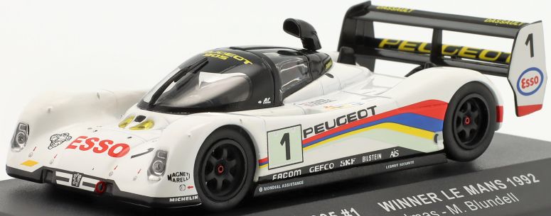 Peugeot 905 #1 Winner 24h Le Mans 1992 Dalmas/Warwick/Blundell 1:43 IXO Model