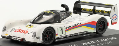 Peugeot 905 #1 Winner 24h Le Mans 1992 Dalmas/Warwick/Blundell 1:43 IXO Model