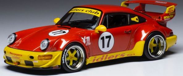 Available To Order – Porsche RWB 964 Idlers Basis 911 (964) #17 1:43 IXO Model (IXO MOC317)