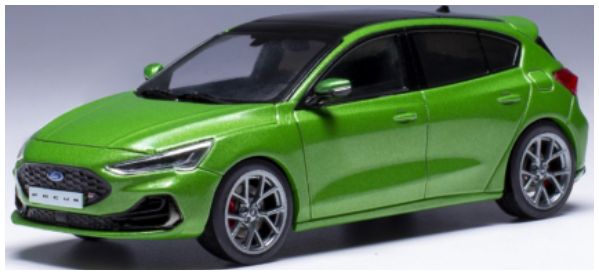 Available To Order – Ford Focus ST Metallic Green 2022 1:43 IXO Model (IXO MOC333)