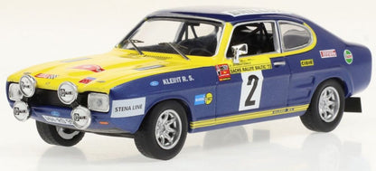 Available To Order – Ford Capri #2 Rally Baltic 1972 W.Rohrl/ J.Berger 1:43 IXO Model (IXO RAC308)