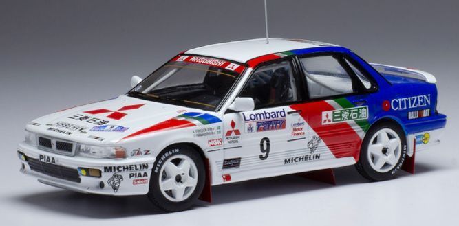 Available To Order – Mitsubishi Galant VR-4 #9 Mitsubishi Ralliart RAC Rally 1990 K.Eriksson 1:43 IXO Model (IXO RAC346)