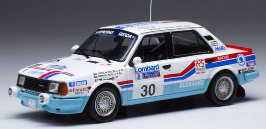 Available To Order – Skoda 130 L #30 RAC Rallye 1987 L.Krecek/ B.Motl 1:43 IXO Model (IXO RAC350)