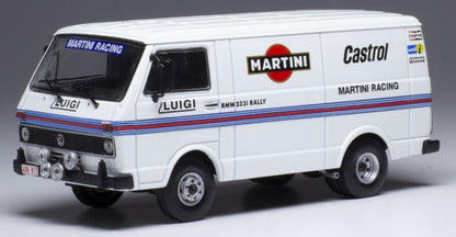 Available To Order – VW LT28 SWB Martini Racing Rally Assistance Van 1:43 IXO Model (IXO RAC357)