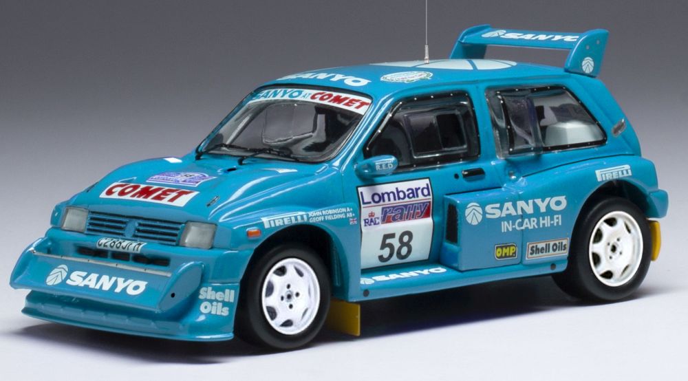 Available To Order – MG Metro 6R4 #58 RAC Rally 1986 G.Fielding /J.Robinson 1:43 IXO Model (IXO RAC361)