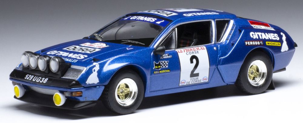 Available To Order – Alpine A310 #2 Gitanes Tour de Corse 1976 J-C.Andruet/Biche 1:43 IXO Model (IXO RAC365B)