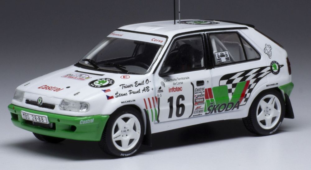 Available To Order – Skoda Felicia Kit Car #16 Rallye Tour de Corse 1995 E.Triner/P.Stanc 1:43 IXO Model (IXO RAC371A)