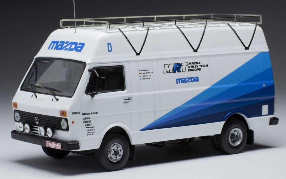 Available To Order – VW LT35 LWB Mazda Rally Team Europe Mazda 1989 Rally Assistance Van 1:43 IXO Model (IXO RAC375X)