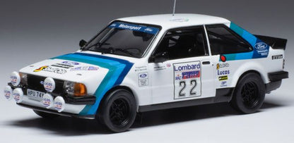 Available To Order – Ford Escort MKIII RS 1600i #22 RAC Rally 1983 L.Aitken-Walker/E.Morgan 1:43 IXO Model (IXO RAC376)