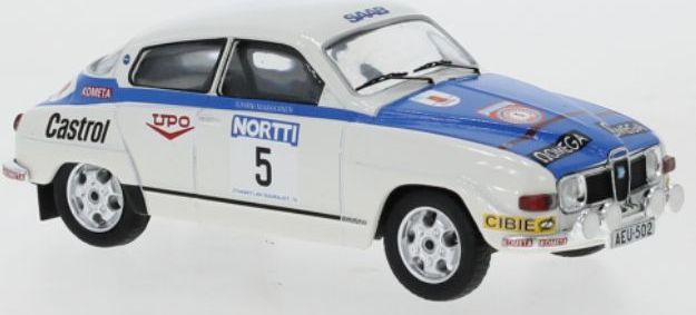 Available To Order – Saab 96 V4 #5 1000 Lakes Rally 1976 S.Lampinen/S.Markkanen 1:43 IXO Model (IXO RAC378A)