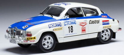 Available To Order – Saab 96 V4 #18 1000 Lakes Rally 1976 J.Vilkas/J.Soini 1:43 IXO Model (IXO RAC378B)
