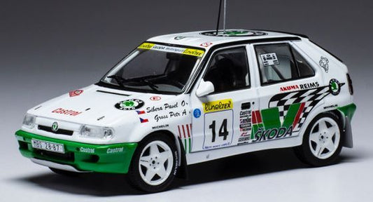 Available To Order – Skoda Felicia Kit Car #14 Rallye Monte Carlo 1996 P.Sibera/P.Gross 1:43 IXO Model (IXO RAC381A)