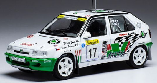 Available To Order – Skoda Felicia Kit Car #17 Rallye Monte Carlo 1996 E.Triner/P.Stanc 1:43 IXO Model (IXO RAC381B)
