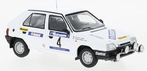 Available To Order – Skoda Favorit 136 L #4 Rallye Valasskaa Zima 1989 L.Krecek/M.Borivoj 1:43 IXO Model (IXO RAC407A)