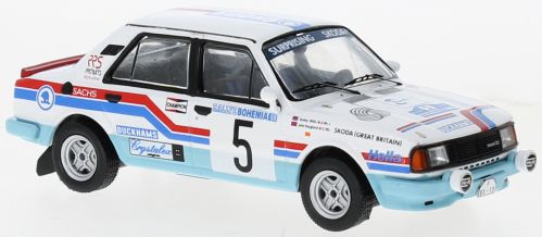 Available To Order – Skoda 130 L #5 Rallye Bohemia 1988 J.Haugland/B.Willis 1:43 IXO Model (IXO RAC408B)
