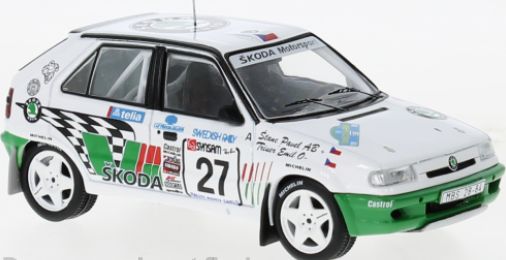 Available To Order – Skoda Felicia Kit Car #27 Rallye WM Rally Sweden 1995 Triner/Stanc 1:43 IXO Model (IXO RAC413A)