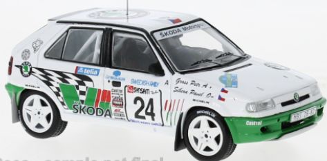 Available To Order – Skoda Felicia Kit Car #24 Rallye WM Rally Sweden 1995 Sibera/Gross 1:43 IXO Model (IXO RAC413B)