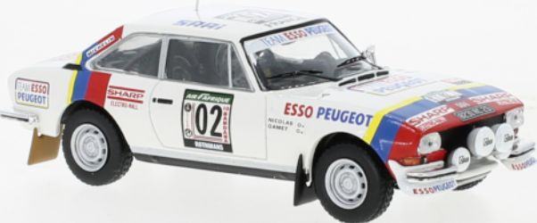 Available To Order – Peugeot 504 Coupe V6 #2 Rally WM Rallye Cote d Ivoire 1978 J.P.Nicolas/M.Gamet 1:43 IXO Model (IXO RAC417A)