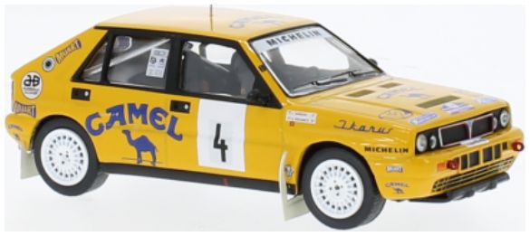 Available To Order – Lancia Delta Integrale 16V #4 Camel Rally Bohemia 1989 A.Ferjancz/J.Tandari 1:43 IXO Model (IXO RAC437)