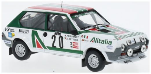 Available To Order – Fiat Ritmo 75 Abarth #20 Rally Monte Carlo A.Bettega/M.Perissinot 1979 1:43 IXO Model (IXO RAC445B)
