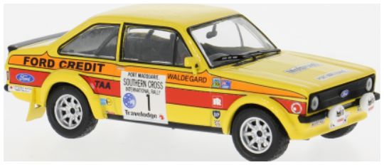 Available To Order – Ford Escort MK II RS 1800 Rally Southern Cross 1979 #1 Waldegard/Thorszelius 1:43 IXO Model (IXO RAC447)