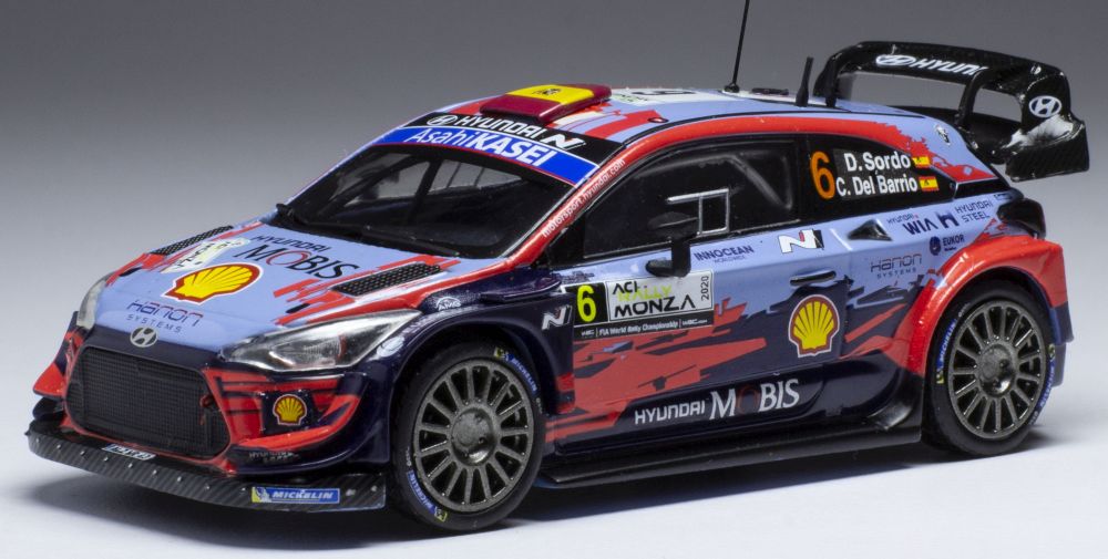 Available To Order – Hyundai i20 Coupe WRC #6 WRC Rallye Monza 2020 D.Sordo/C.Del Barrio 1:43 IXO Model (IXO RAM770)