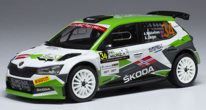 Available To Order – Skoda Fabia R5 Evo #34 WRC Rallye Monza 2020 A.Mikkelsen/A.Synnevaag 1:43 IXO Model (IXO RAM771)