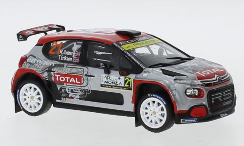 Available To Order – Citroen C3 R5 #21 WRC Rallye Monza 2020 M.Ostberg/T.Eriksen 1:43 IXO Model (IXO RAM774)