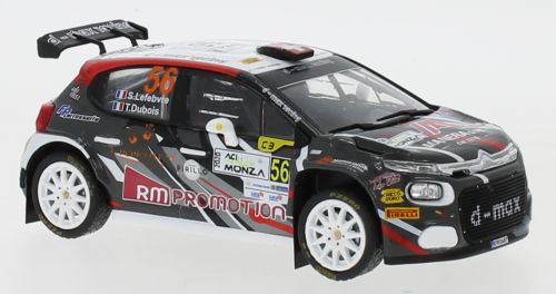 Available To Order – Citroen C3 R5 #56 WRC Rallye Monza 2020 S.Lefebvre/T.Dubios 1:43 IXO Model (IXO RAM776)