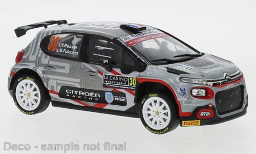 Available To Order – Citroen C3 Rally 2 #30 Rally Monte Carlo 2021 Y.Rossel/B.Fulcrand 1:43 IXO Model (IXO RAM792)