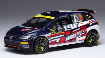 Available To Order – VW Polo GTI R5 #21 Rally Monte Carlo 2021 N.Gryazin/K.Aleksandrov 1:43 IXO Model (IXO RAM793)