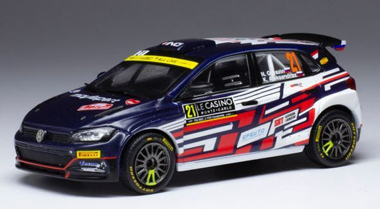 Available To Order – VW Polo GTI R5 #21 Rally Monte Carlo 2021 N.Gryazin/K.Aleksandrov 1:43 IXO Model (IXO RAM793)