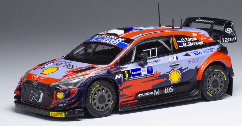 Available To Order – Hyundai i20 Coupe WRC #8 WRC Arctic Rally Finland 2021 O.Tanak/M.Jarveoja 1:43 IXO Model (IXO RAM798)