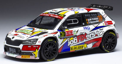 Available To Order – Skoda Fabia Rally 2 EVO #39 Rally Ypres 2021 P.J.M.Cracco/L.Vermeulen 1:43 IXO Model (IXO RAM807)