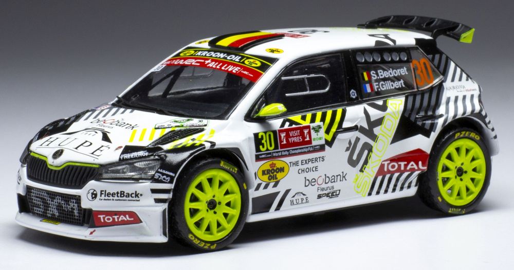 Available To Order – Skoda Fabia Rally 2 EVO #30 Rally Ypres 2021 S.Bedoret/F.Gilbert 1:43 IXO Model (IXO RAM808)